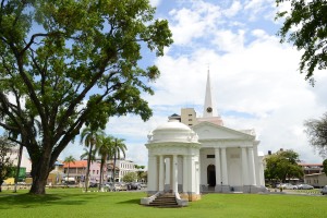 An Anglican church. Really nice! Read more in this nice post: http://www.penang-traveltips.com/st-george-church.htm